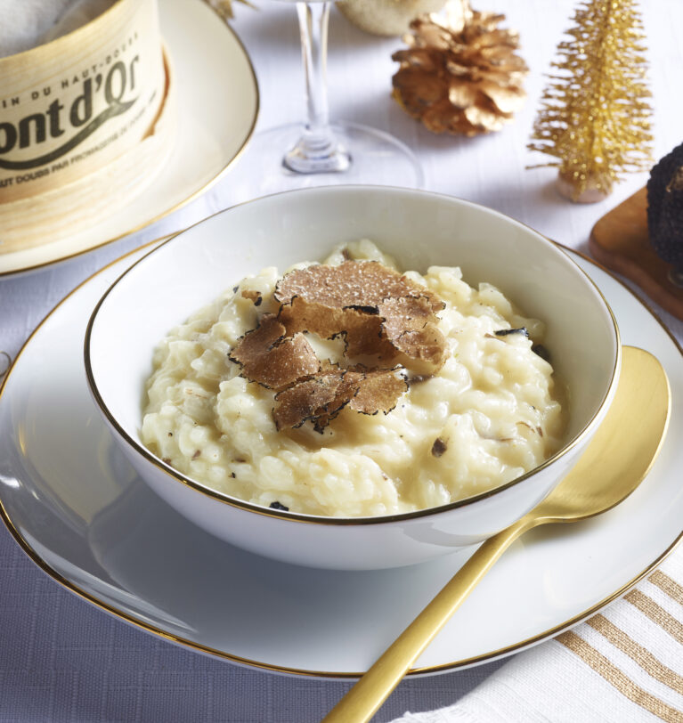 Risotto au Mont d’or AOP et la truffe