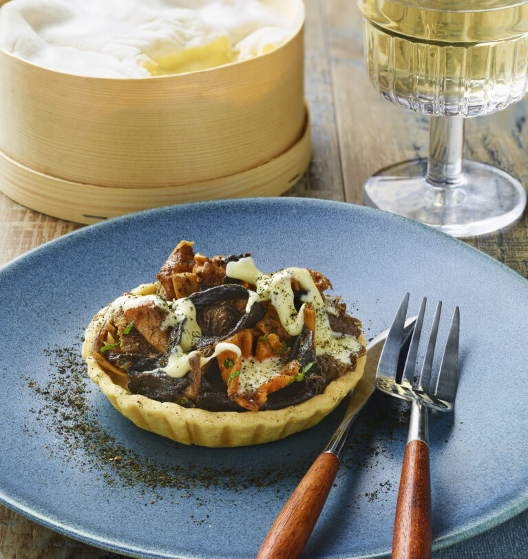 Tartelettes aux champignons et MONT d’OR AOP